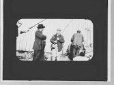 Fishermen at a barn, Nova Scotia Trip