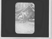 At camp, Wyoming Trip