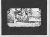 At camp, Wyoming Trip