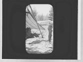 At camp, Wyoming Trip