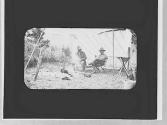 At camp, Wyoming Trip