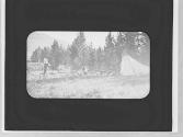 At camp, Wyoming Trip