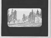 At camp, Wyoming Trip