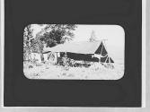 At camp, Wyoming Trip