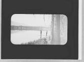 Men on a raft, Wyoming Trip