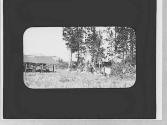 At camp, Wyoming Trip