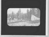 At camp, Wyoming Trip