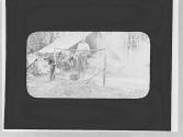 Edward Mulligan at camp, Wyoming Trip