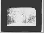 Street scene in winter