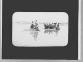 Group crossing a river, Arizona Trip