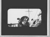 On board an oceanliner