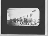 On board an oceanliner