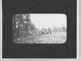 Auto in a field