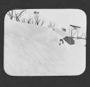 Snowbank, western tiers, winter.