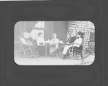 George Eastman and guests on porch, Oak Lodge Trip