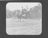 Woman riding horse, Oak Lodge Trip