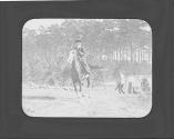 Woman on horse, Oak Lodge Trip