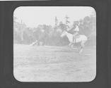 George Eastman riding horse, Oak Lodge Trip