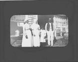 Group of women and child, Oak Lodge Trip