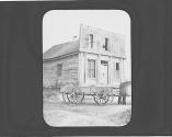 Facade of old house, Oak Lodge Trip