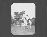 Woman on horse, Oak Lodge Trip