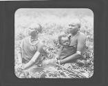Two native women and baby