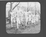 Men running