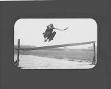 Man jumping high-jump