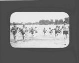 Boys playing in water
