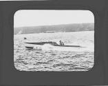 Speed boat on water