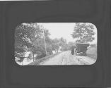 Automobile on road, Petersham Motor Trip