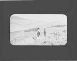 Couple on hill top, Wyoming Trip