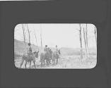 People riding horses, Wyoming Trip