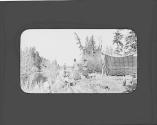 Two women in camp, Wyoming Trip
