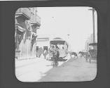 Trolley on street in Monterey