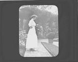 Woman in garden