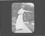 Woman in garden
