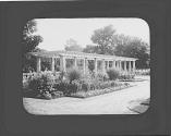 East Garden and trellis