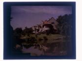 [House and pond]