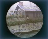 [Bausch and Lomb parade float]