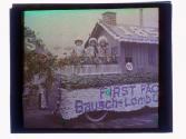 [Bausch and Lomb parade float]