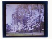 [Church and house]