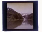 [Genesee River, lower falls of the Genesee in distance]