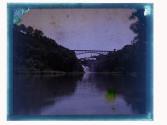 [Genesee River, lower falls of the Genesee in distance]