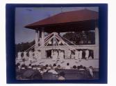 [Children around maypole at Pavillion at Trout Lake, Seneca Park, Rochester New York]