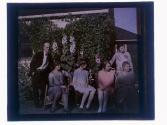 [Zoller family, including George Zoller (left), Emma Boss and Mary Zoller (right).]