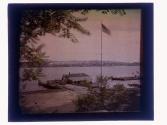 [Dock and water]