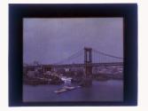 [The Manhattan Bridge and the East River, NYC]