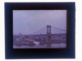 [The Manhattan Bridge and the East River, NYC]