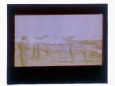 [Horses at race track]